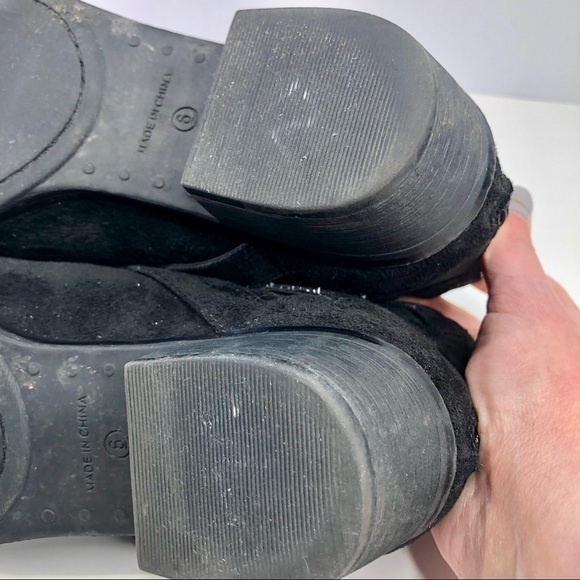 American Rag Adarie vegan suede buckle booties 6 - Picture 9 of 10